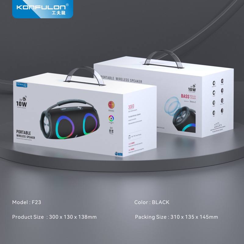 បាស Konfulon Bluetooth Speaker F23