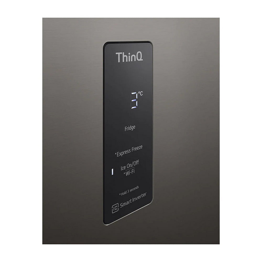 ទូទឹកកកទ្វាពីរ LG Refrigerator Double Door 395L GN-F392