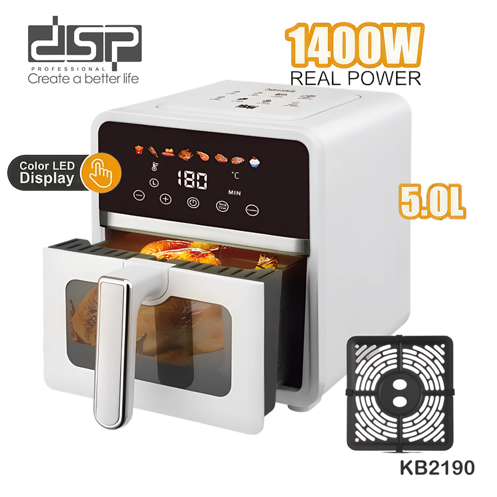 ម៉ាស៊ីនបំពងស្ងួត DSP Air Fryer 5.0L KB2190