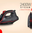 ឆ្នាំងអ៊ុតចំហាយទឹក Decakila Steam Iron 2400W KEEN001W