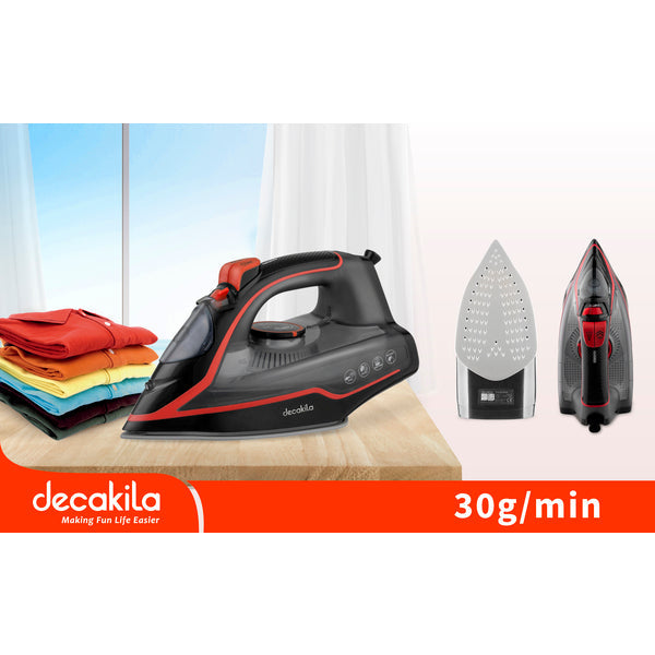 ឆ្នាំងអ៊ុតចំហាយទឹក Decakila Steam Iron 2400W KEEN001W