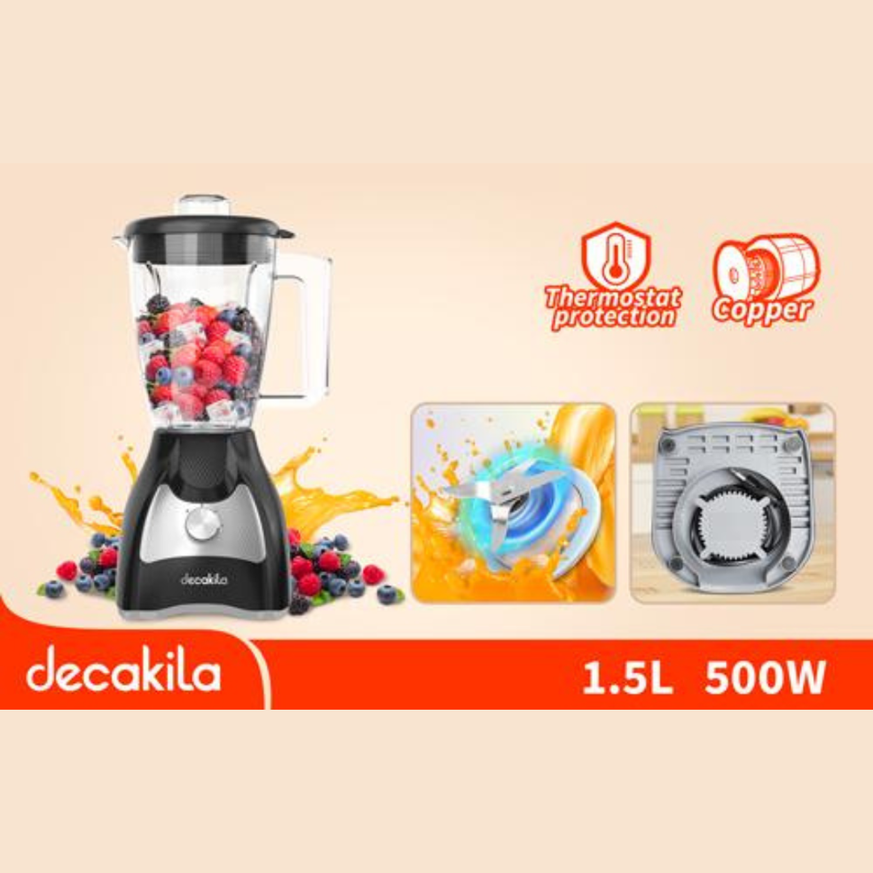 ម៉ាស៊ីនក្រឡុក 1.5L Decakila KEJB043B
