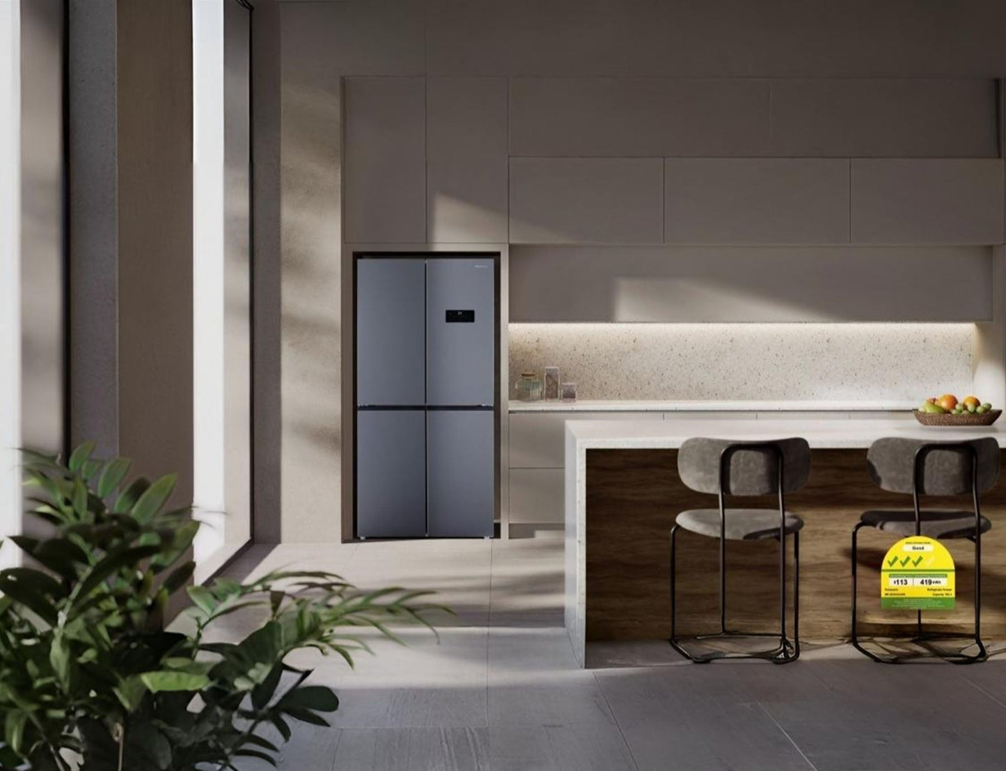 ទូទឺកកកទ្វា4 Panasonic Refrigerator 503L NR-XC541CUHS