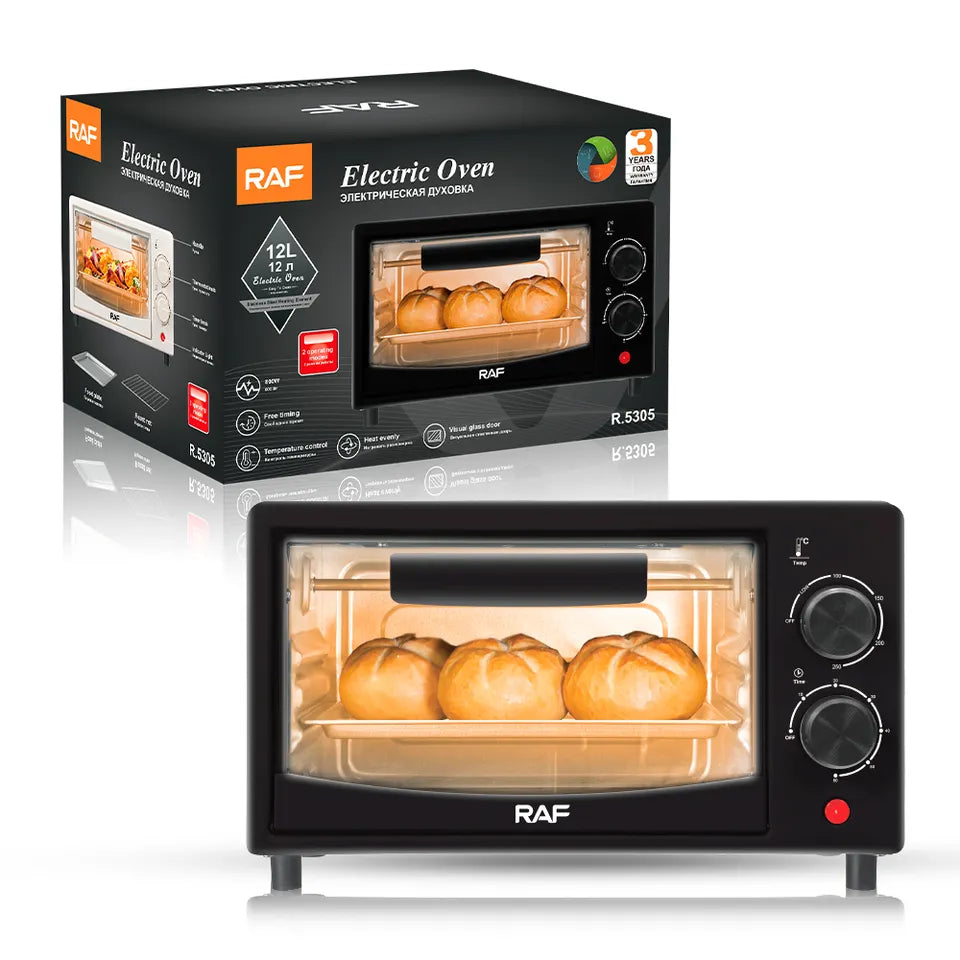 ម៉ាស៊ីនដុតនំ RAF Electric Oven 12L R.5305