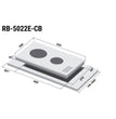 ចង្ក្រានអគ្គិសនីមុខពីរ Rinnai Electronic Stove 3000W RB-5022E-CB
