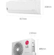 ម៉ាស៊ីនត្រជាក់ LG Air Conditioner Dual Inverter 1.5HP S3-Q12JA3AG