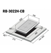 ចង្ក្រានអគ្គិសនីពីរ Rinnai Electronic Stove 3400W RB-3022H-CB