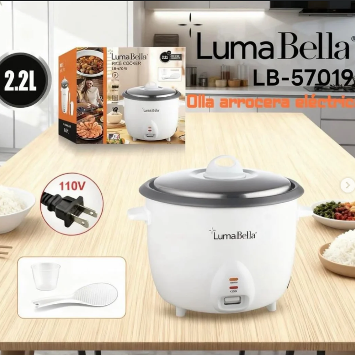 ឆ្នាំងដាំបាយអគ្គិសនី Luma bella Rice Cooker 2.2L LB-57019