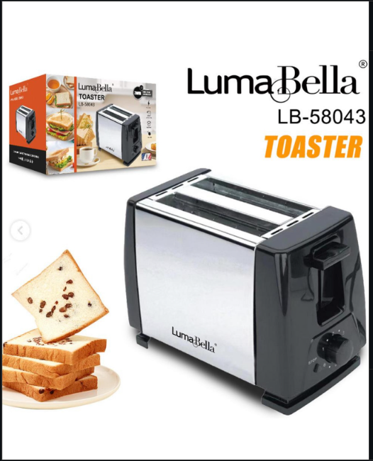 ម៉ាស៊ីនអាំងនំប៉័ង Luma Bella  Toaster 700W LB-58043