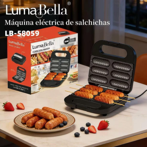 ម៉ាស៊ីនដុតហតដក Luma Bella Sandwich Maker 750W LB-58059