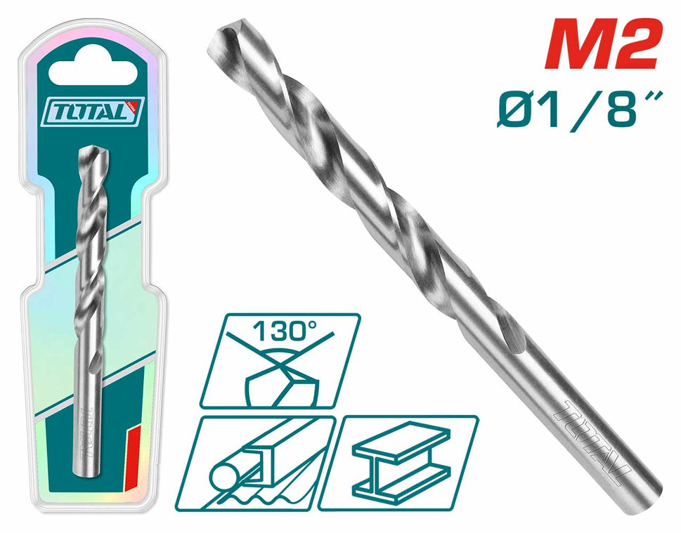 ផ្លែស្វានដែក Total M2 HSS Drill Bit 6mm TAC1200601