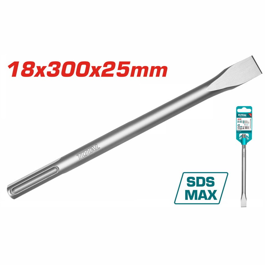 ផ្លែដាប់បេតុង Total SDS Flat Chisel (25mm*300mm*18mm) TAC15221811