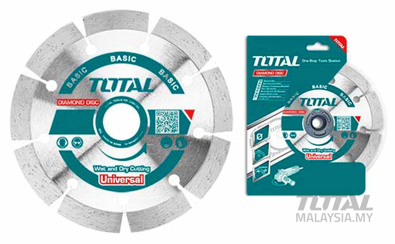 ផ្លែកាត់ការ៉ូ Total Dry Diamond Cutting Disc (100mm*20mm) TAC2111003