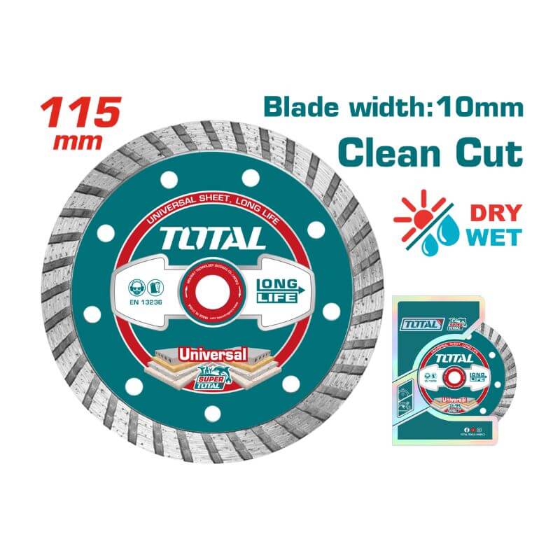 ផ្លែកាត់ការ៉ូ Total Dry Diamond Disc (115mm*22mm) TAC2131153