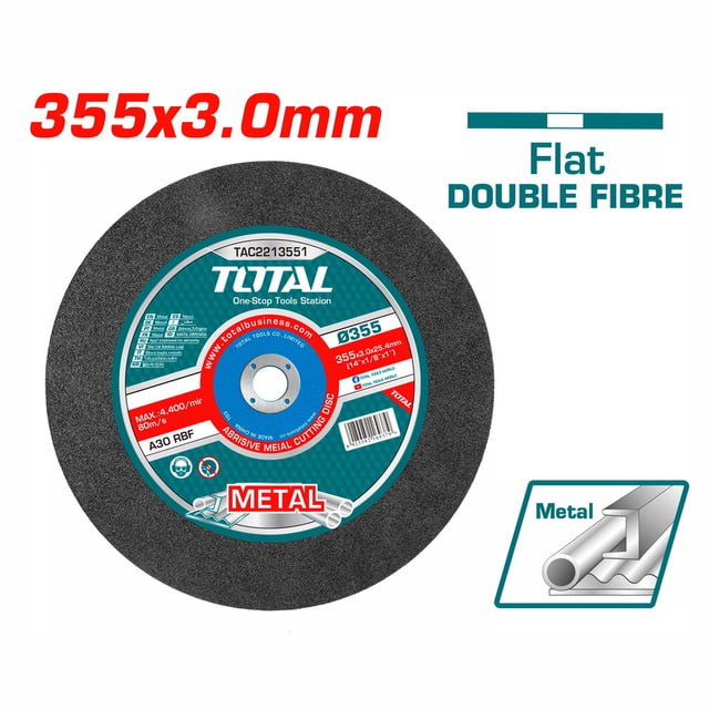 ផ្លែកាត់ដែក Total Abrasive Metal Cutting Disc (355mm) TAC2213551