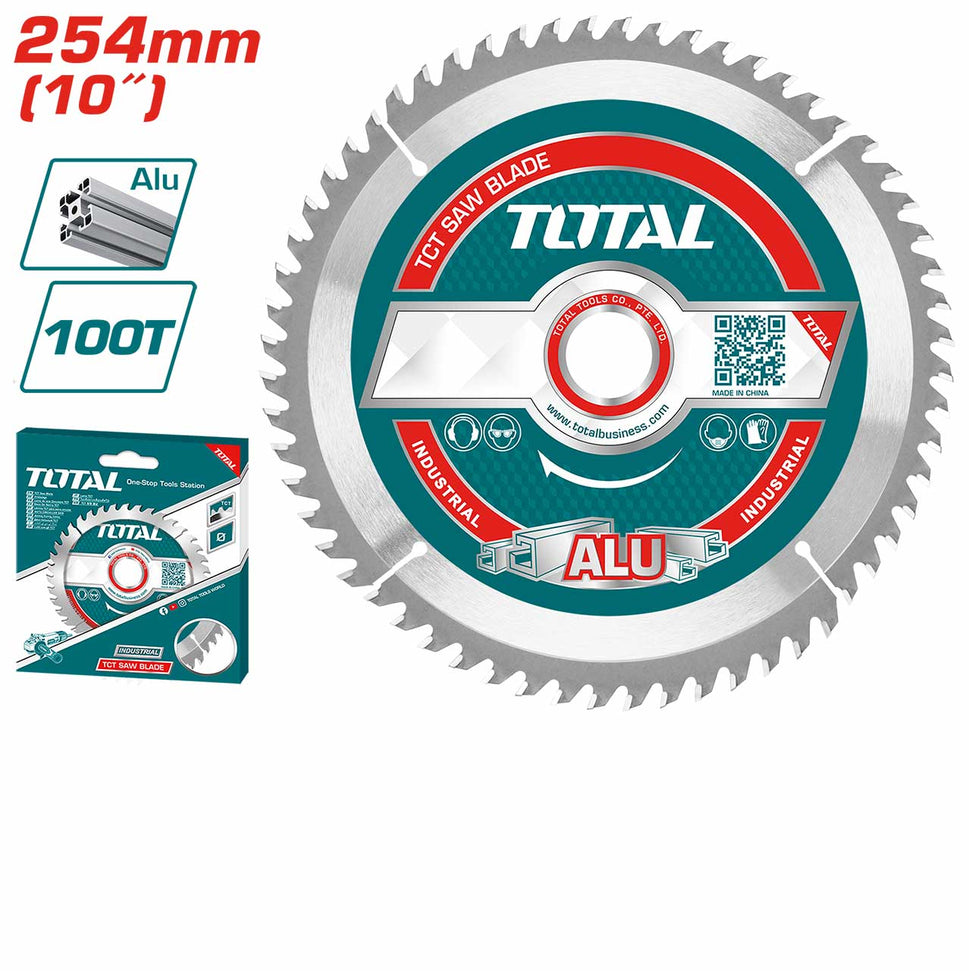 ផ្លែកាត់អាលុយមីញ៉ូម Total TCT Saw Blade (10") TAC2337210