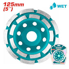 ផ្លែខាត់ Total Diamond Double Row Grinding Disc (125mm*22.22mm) TAC2421251