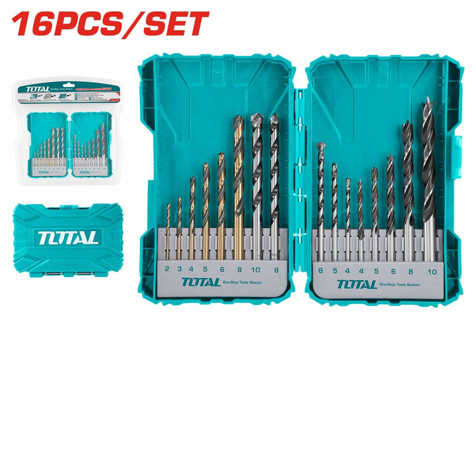 ផ្លែស្វានបេតុង Total Masonry Drill Bits Set 5pcs TACSD5055