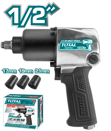 ម៉ូទ័រដោះប៊ូឡុងប្រើខ្យល់ Total Air Impact Wrench 610Nm TAT40122