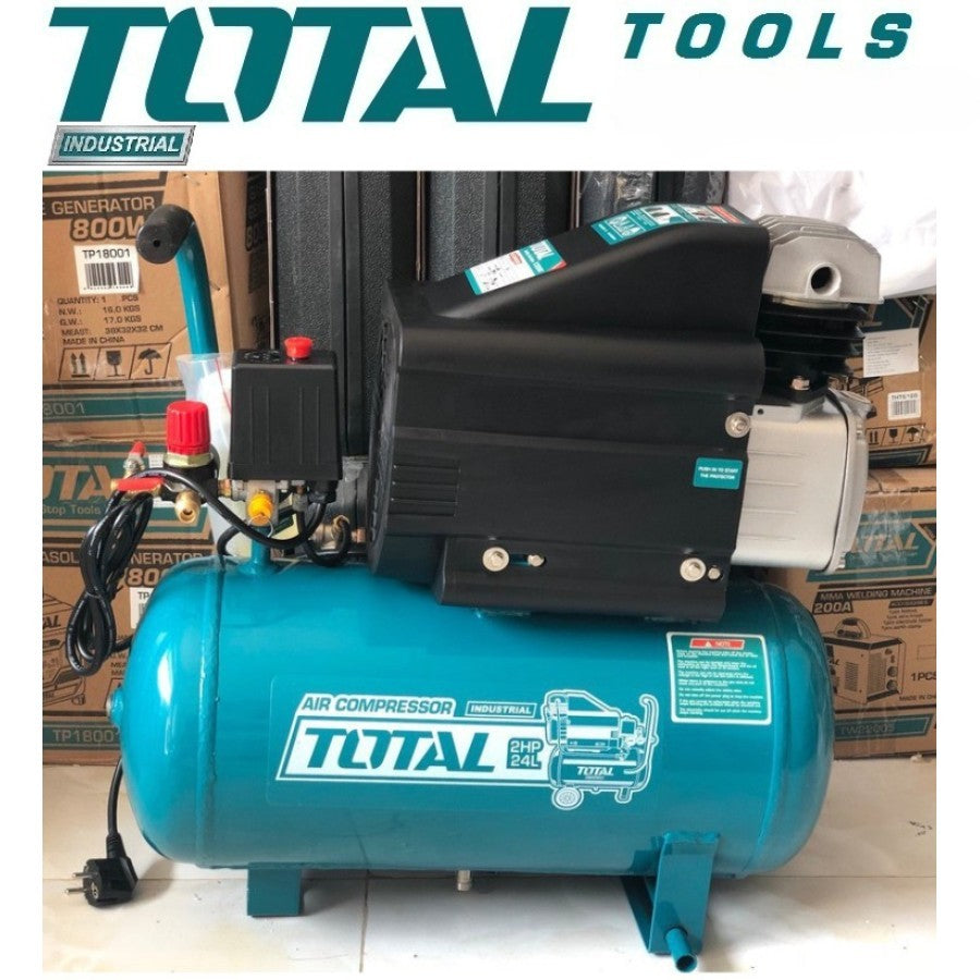 Total Compressor String ធុងខ្យល់អូតូ Total Air Compressor 2HP TC120246 – DD Home