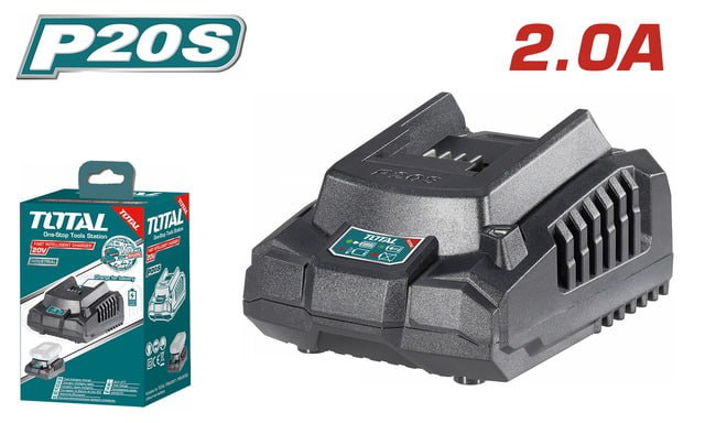 ឆ្នាំងសាកថ្ម Total Fast Intelligent Charger 20V TFCLI2001
