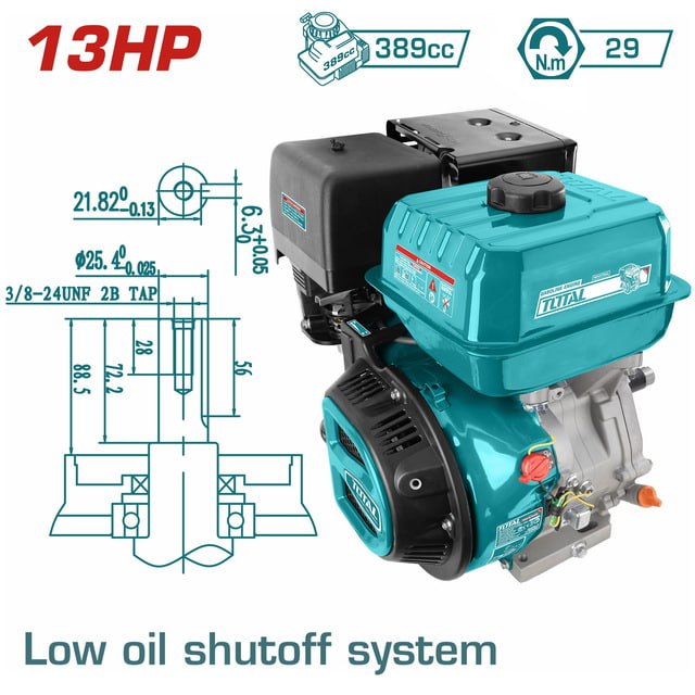 ម៉ាស៊ីនភ្លើងប្រើសាំង Total Gasoline Engine 13.0HP TGEN1881