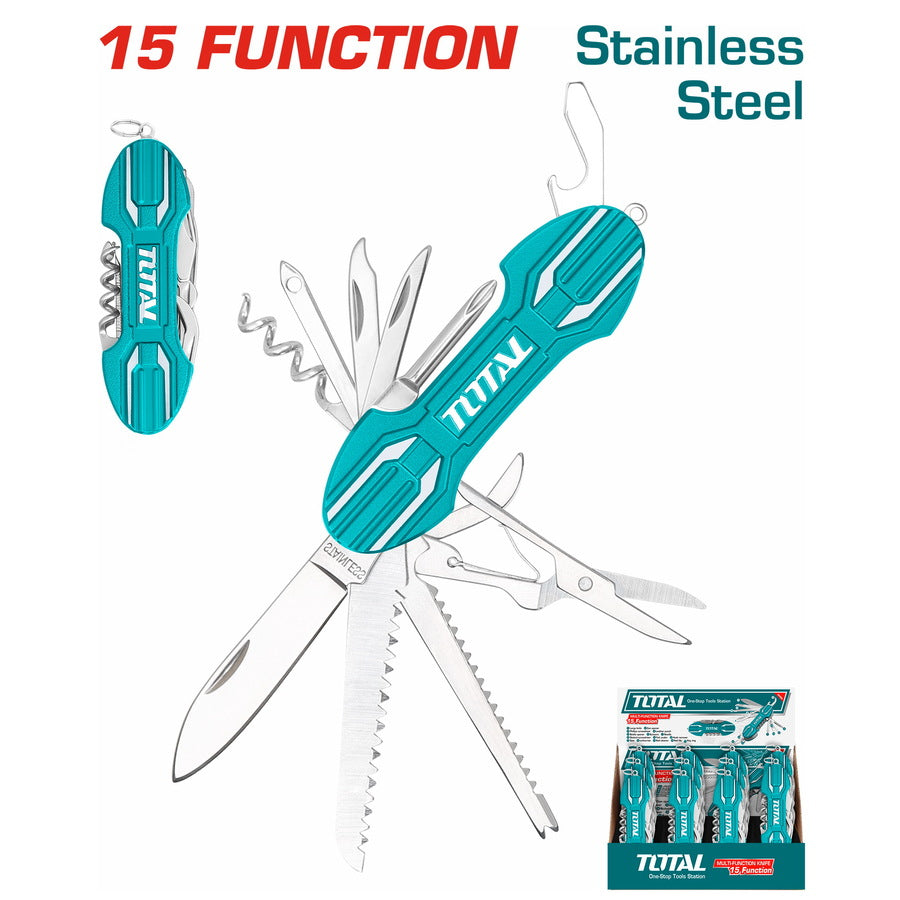 កាំបិតបត់ Total Multi-function Knife 15 Function THMFK0156