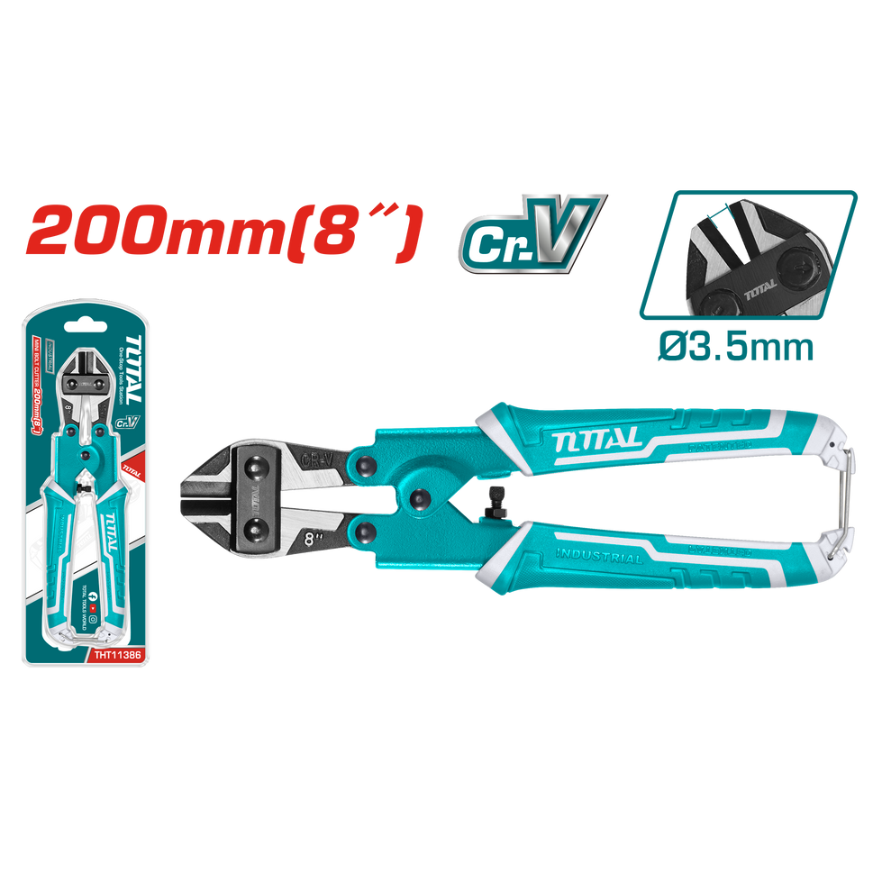 កន្ត្រៃកាត់ដែកលួស Total Bolt Cutter 8" THT11386