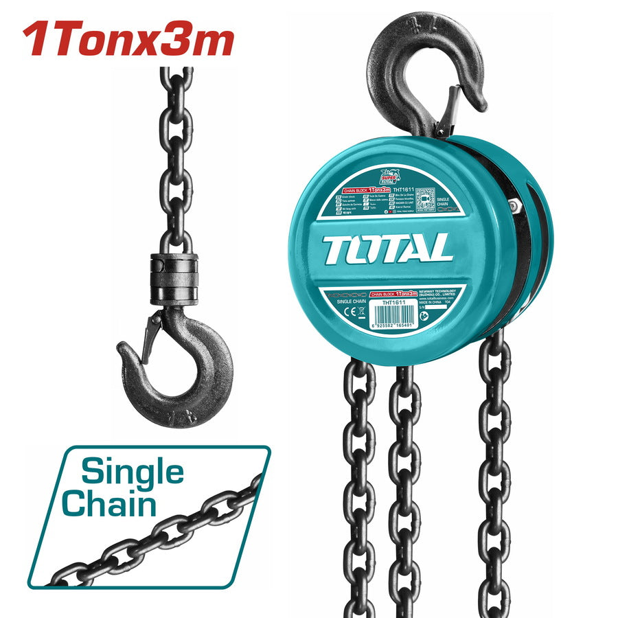 កៅឡាក់ Total Chain Block 1Ton THT1611