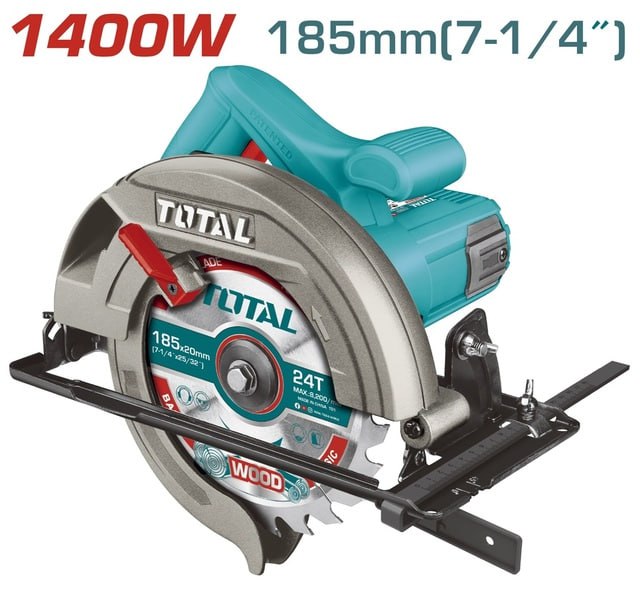 ម៉ូទ័រជ្រៀកឈើ Total Circular Saw 185mm 1400W TS11418526