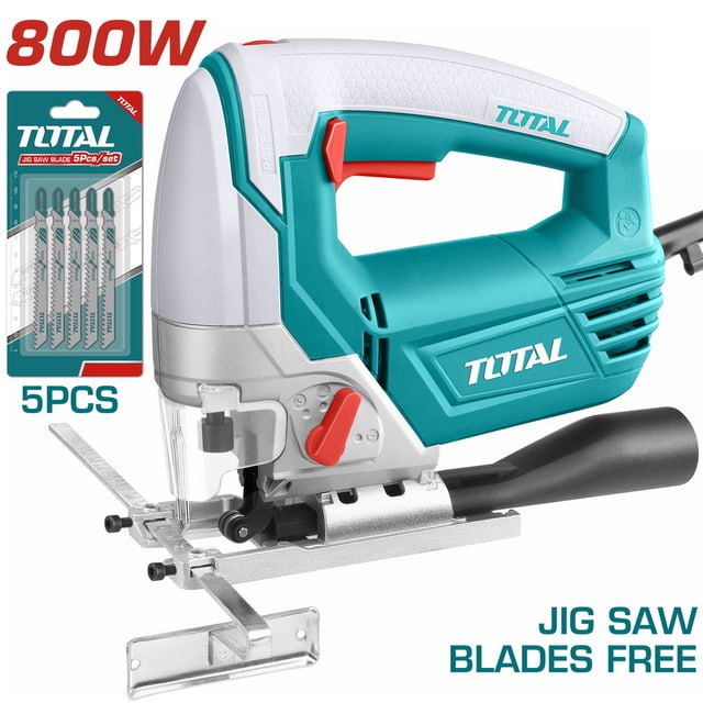 ម៉ូទ័រឃ្វៀលឈើំ Total Jig Saw 800W TS2081006