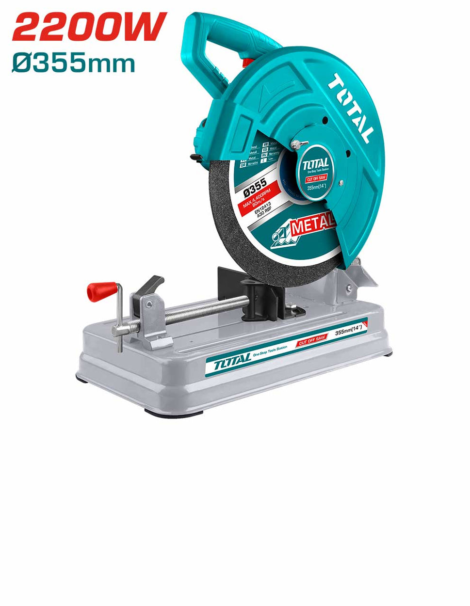 ម៉ូទ័រកាត់ដែក Total Cut Off Saw 355mm 2200W TS223589
