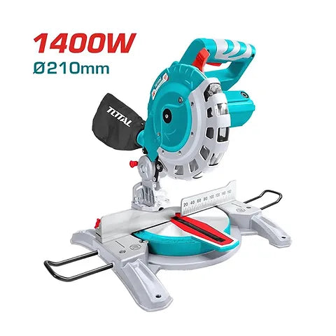 ម៉ូទ័រកាត់់ញ៉ូម Total Mitre Saw 210mm 1400W TS42142107