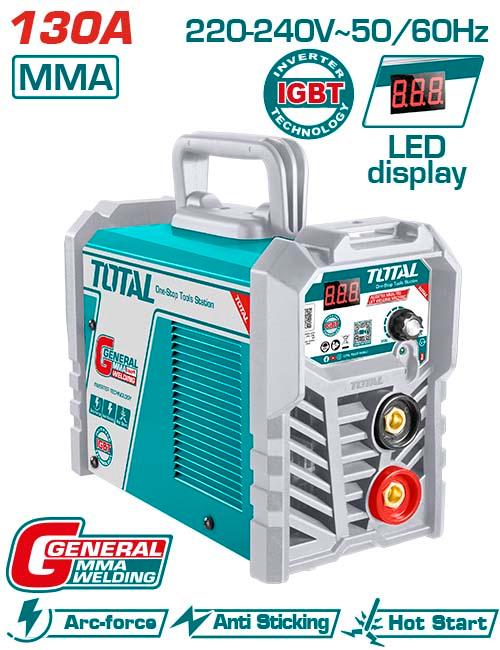 ប៉ុសផ្សារធូប 3.2mm 130A(45%) Total Inverter MMA Welding Machine TW213028
