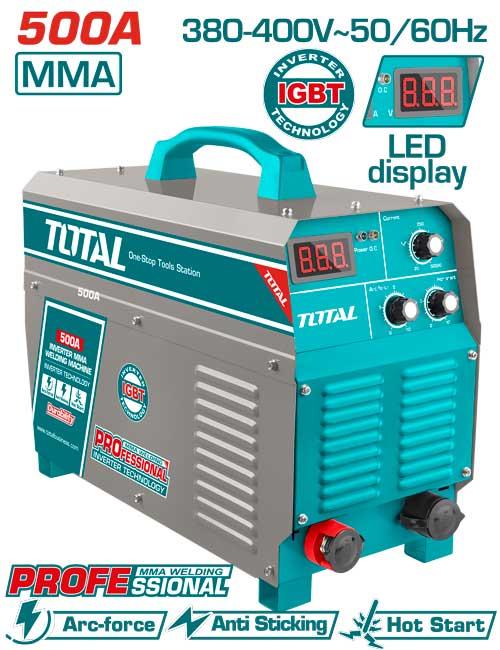 ប៉ុសផ្សារធូប 5mm 500A(60%) Total Inverter MMA Welding Machine TW25005