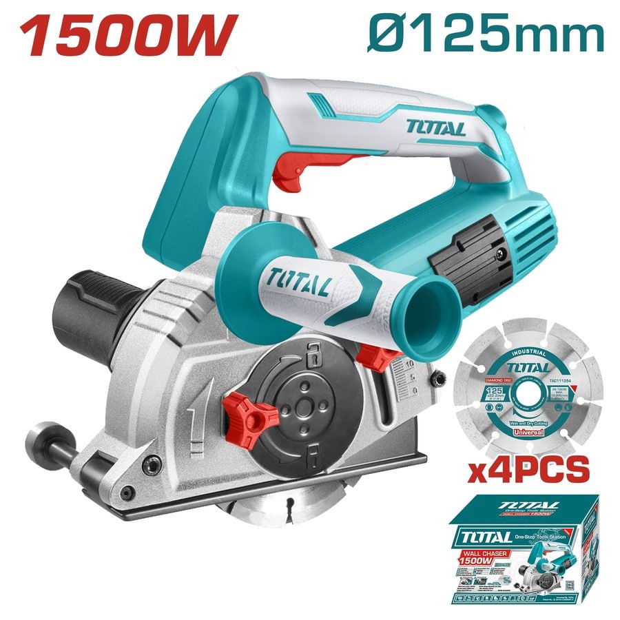 ម៉ូទ័រកាត់ជញ្ជាំង Total Wall Chaser 125mm 1500W TWLC1256