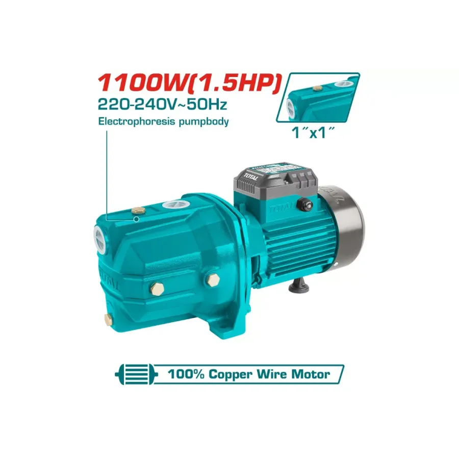ម៉ូទ័របូមទឹក Total Water Pump 1100W TWP311006
