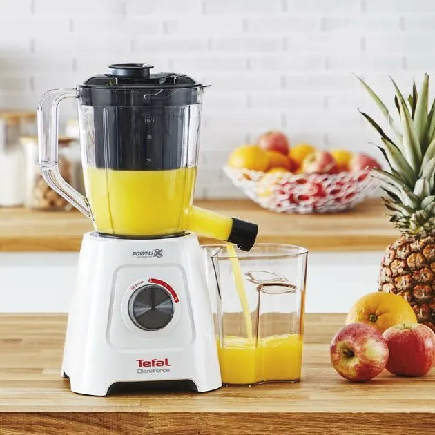 ម៉ាស៊ីនក្រឡុកនិងគៀបផ្លែឈើ Tefal Blender&Juicer 600W 1.2L BL42Q1