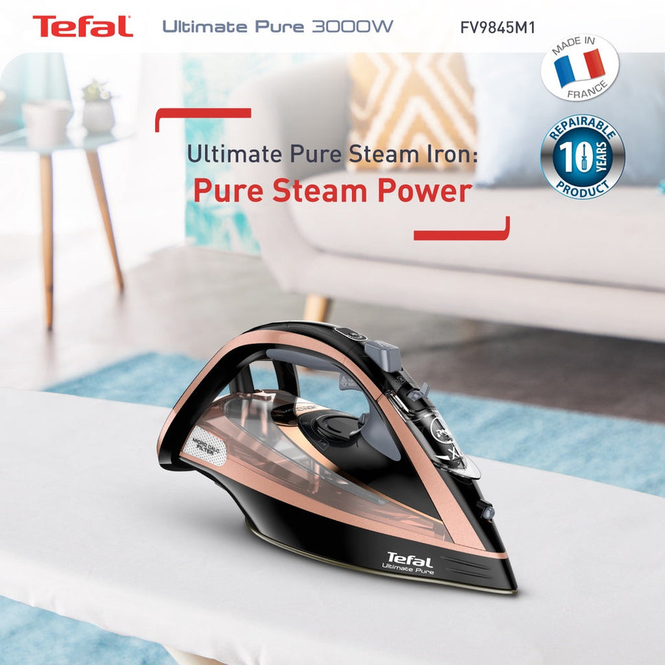 ឆ្នាំងអ៊ុតចំហាយទឹក Tefal Steam Iron 3000W FV9845M1