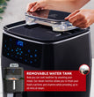 ម៉ាស៊ីនបំពងស្ងួត Tefal 3in1 Air Fryer,steamer, Grill 6.5L FW2018