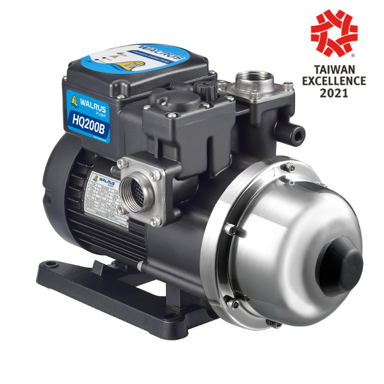 ម៉ូទ័រជំរុញទឹកអូតូ Walrus Antimicrobial Electronic Water Pump 180W HQ200B
