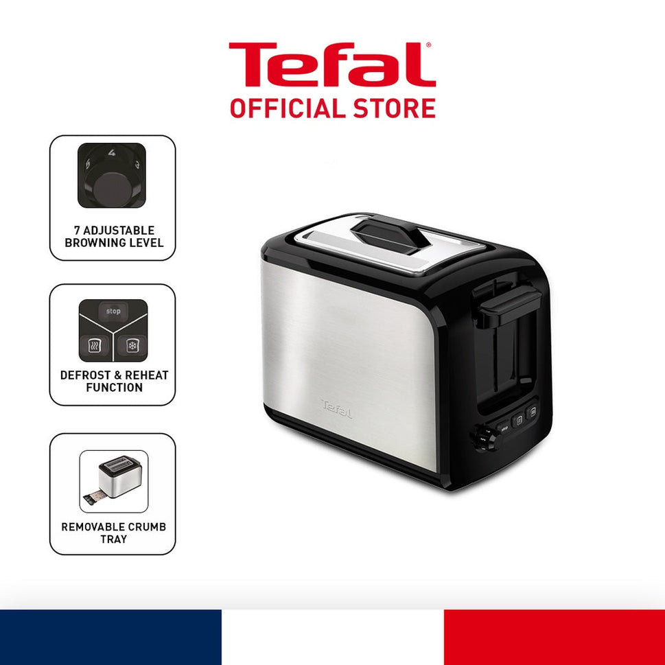 ម៉ាស៊ីនអាំងនំប៉័ង Tefal Toaster 850W TT410D