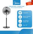 កង្ហាបញ្ឈរ Midea Stand Fan 18Inch With 4 Levels MFS180M0BMK