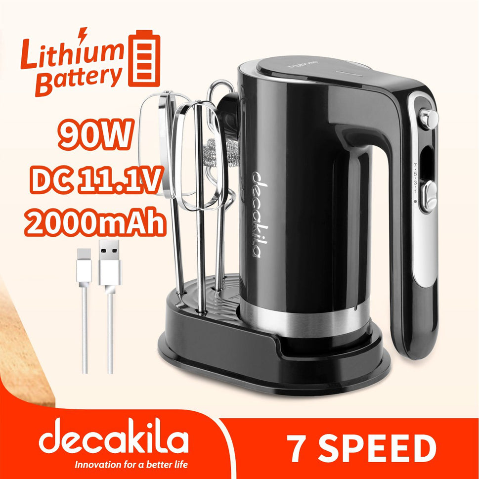 ម៉ាស៊ីនវ៉ៃម្សៅសាកថ្ម 90W Decakila KEMX006B