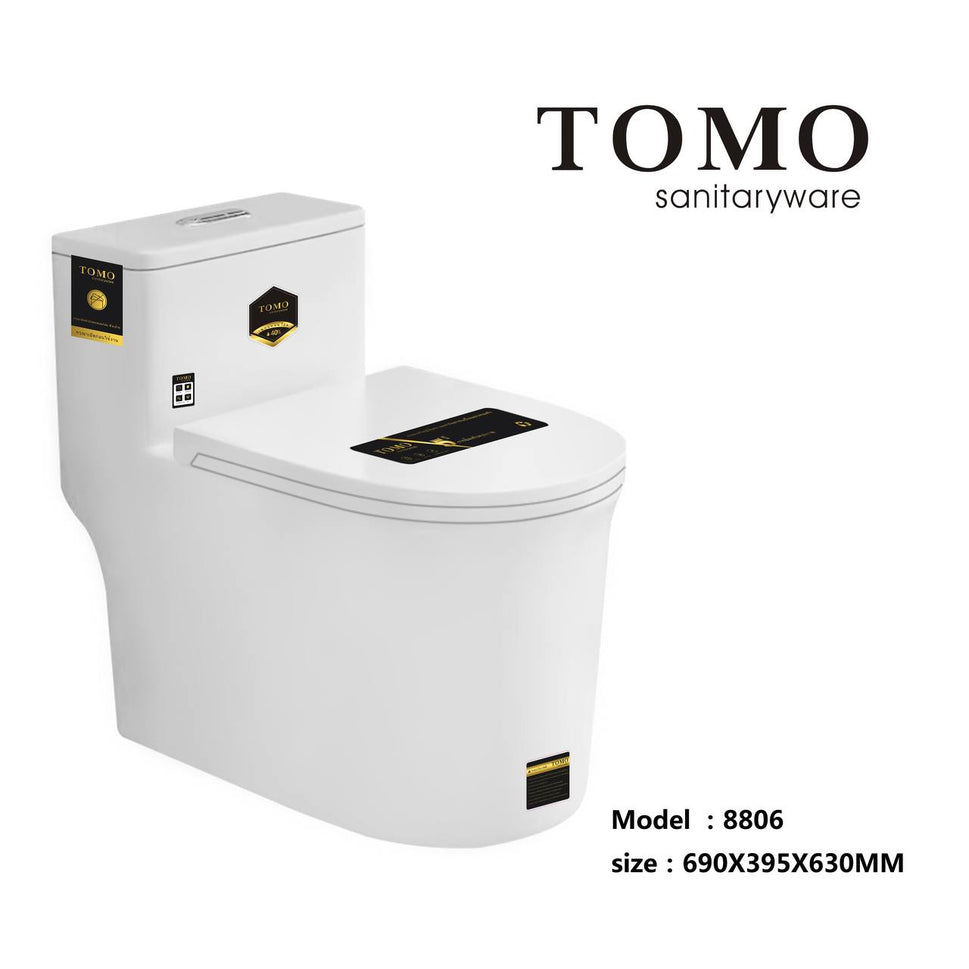 បង្គន់ចុចទឹក TOMO 69*39.5*63cm 8806