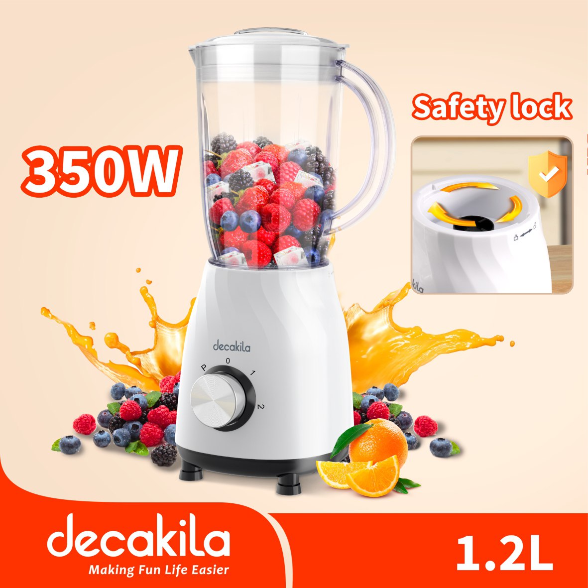 ម៉ាស៊ីនក្រឡុក 1.2L Decakila KEJB013W