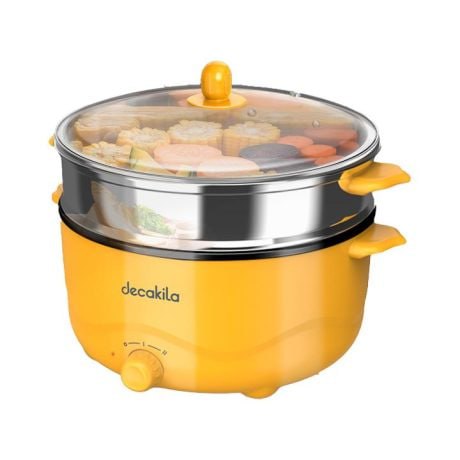 ឆ្នាំងស៊ុបនឺងចំហុយ 3L 1000W Decakila Electric Cooker KEEC076Y