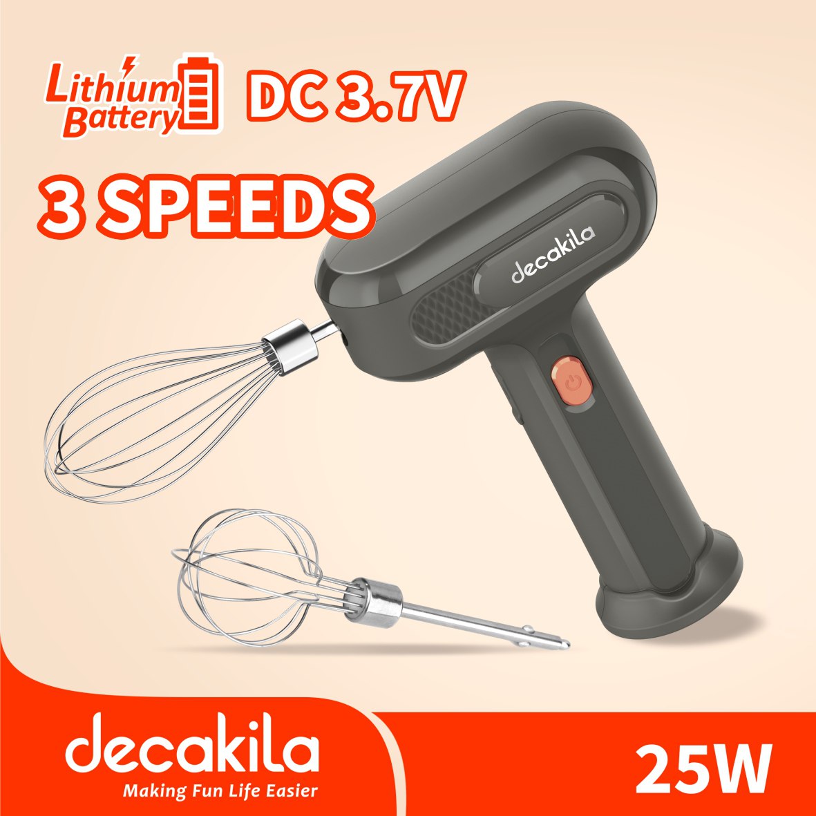 ម៉ាស៊ីនវៃម្សៅ 25W Decakila KMMX018G