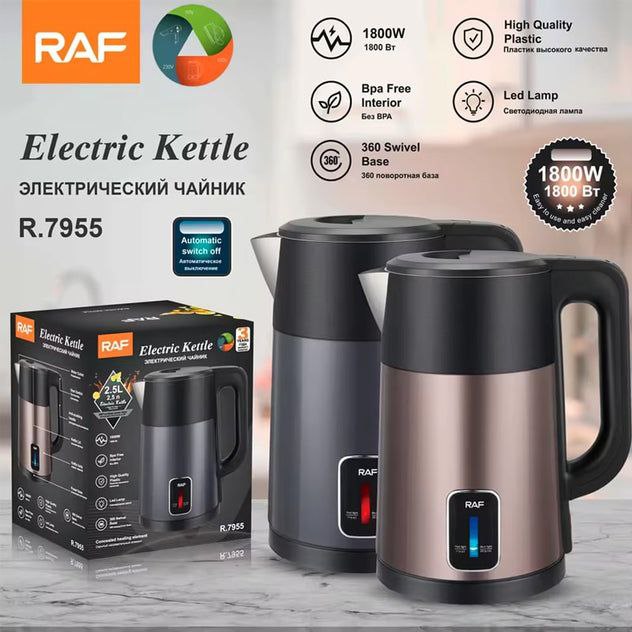 កំសៀវអគ្គិសនី 2.5L RAF Electric Kettle R.7955