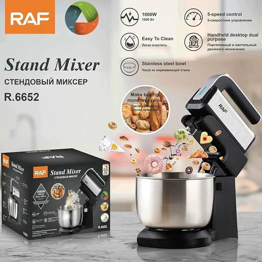 ម៉ាស៊ីនវ៉ៃគ្រីម 3.5L RAF Stand Mixer R.6652